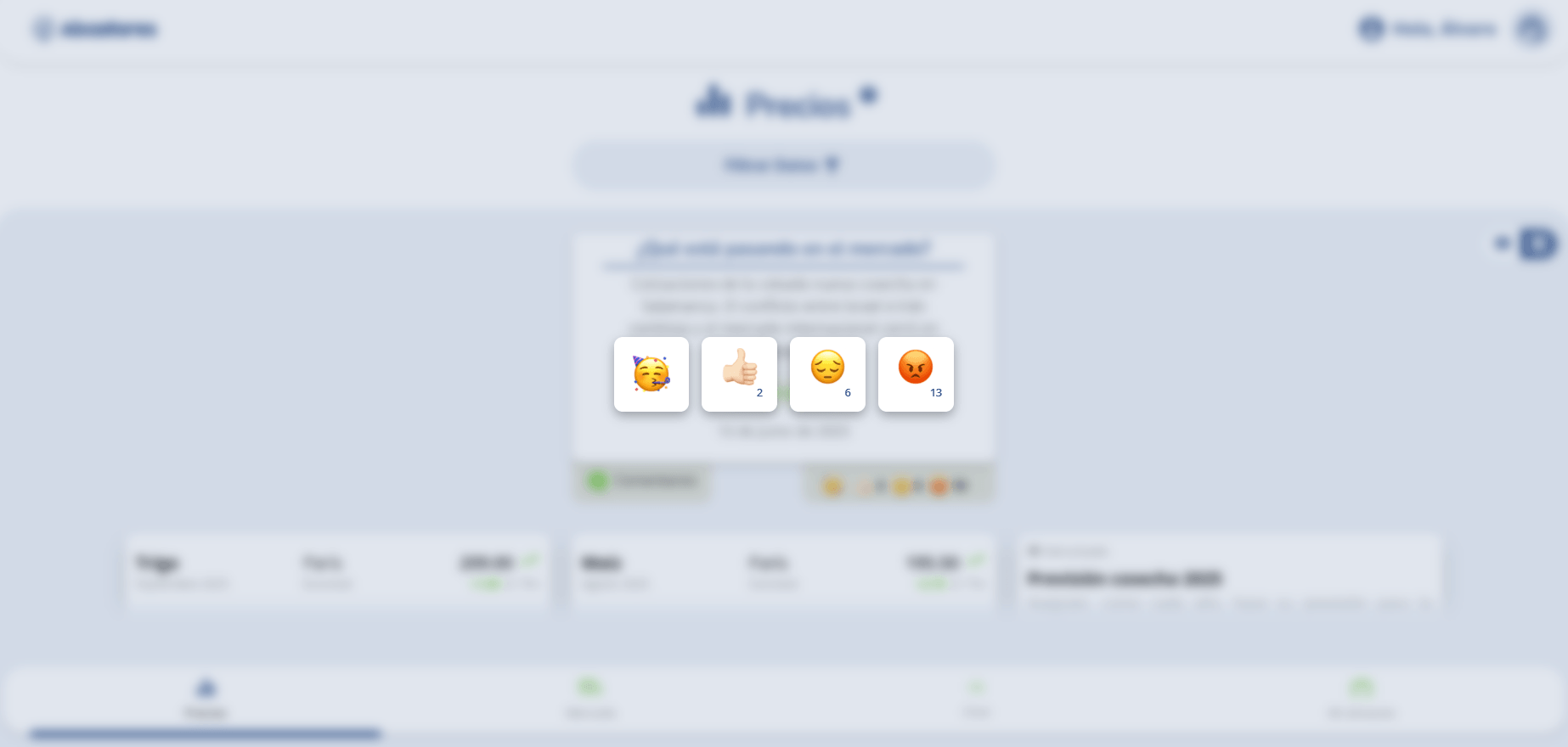 Imagen 5 de 5: Cuadro con métricas de reacciones globales disponibles para cualquier usuario.